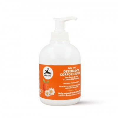 Alce Nero  Baby organic  шампон за тело и коса 2 во 1 300мл 