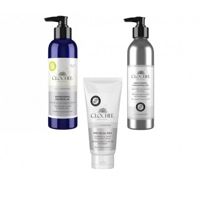 Cleansing set: Масло за чистење на лице, Масло за туширање +Подарок Пилинг за лице