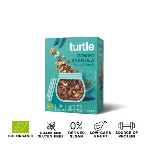 Turtle Power гранола со јатки и семиња 350гр