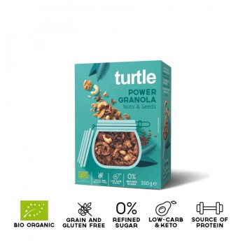Turtle Power гранола со јатки и семиња 350гр