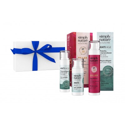 Сет 2+1 : Филер спф 30, Фотоколагенска крема околу очи+Серум против брчки подарок