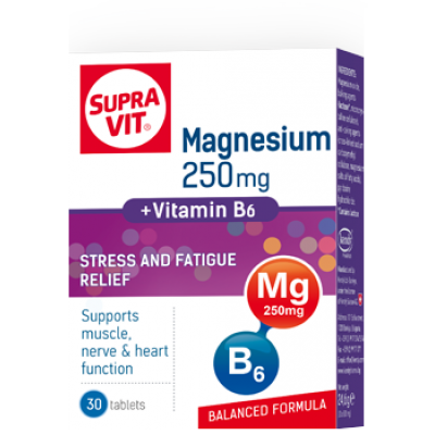 SУPRAVIT Mg+ Vitamin B6  1/30 таблети