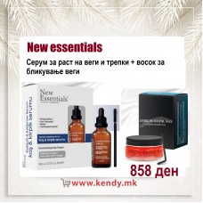 New Essentials сет за раст и восок за обликување на веги подарок
